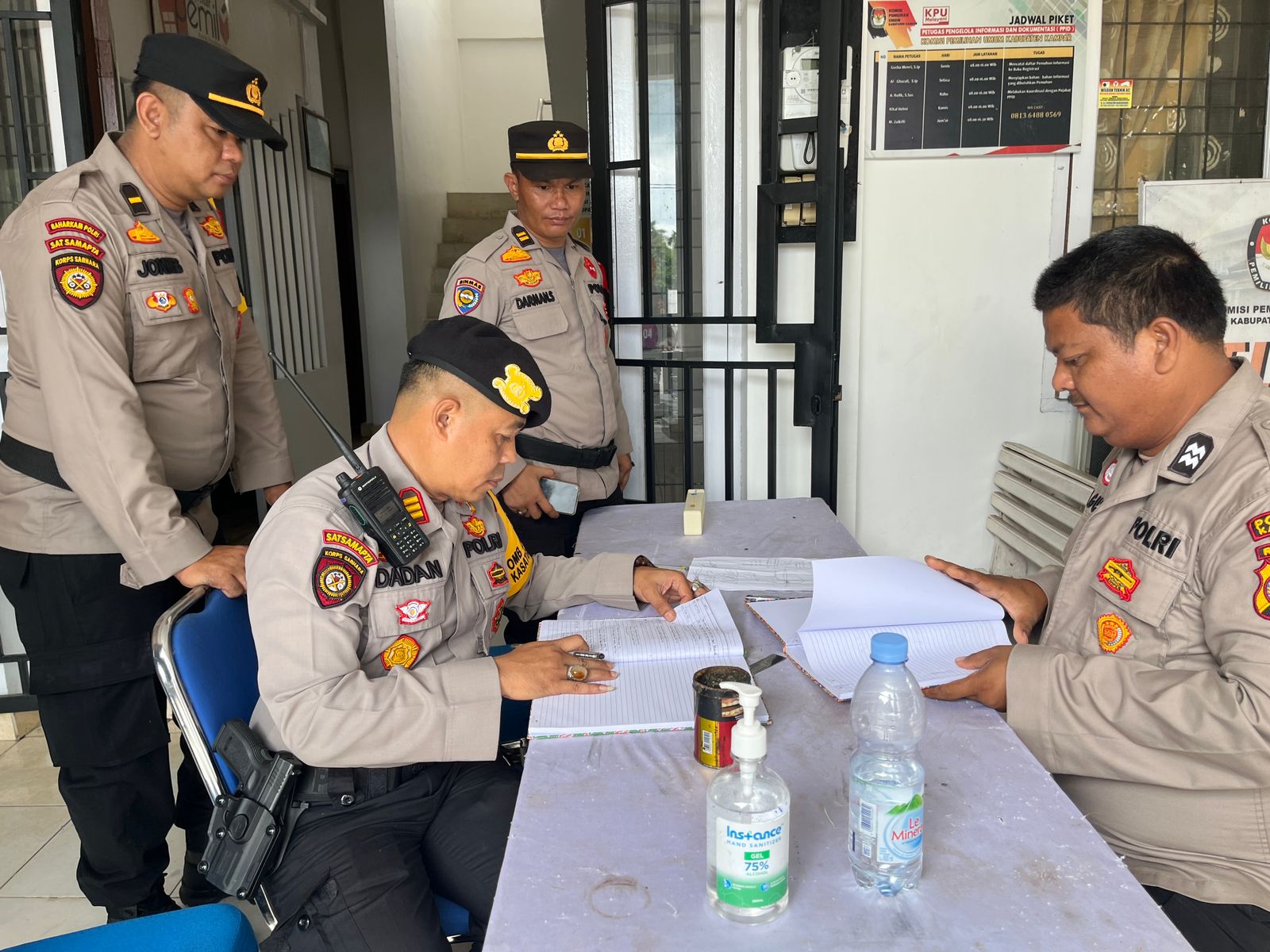 Sat Samapta Polres Kampar Patroli Perintis Presisi Ke KPU dan Bawaslu